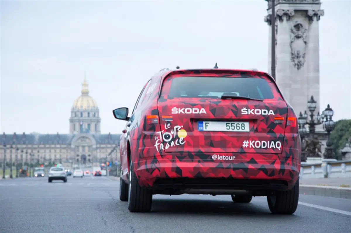 Skoda Kodiaq: il prototipo sulle strade del Tour de France (5)