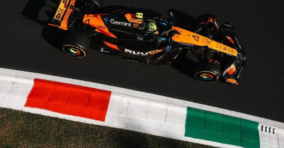 F1. GP Monza: Norris domina la FP2, Leclerc vicino. Piastri sotto investigazione, Antonelli fuori alla Lesmo 2
