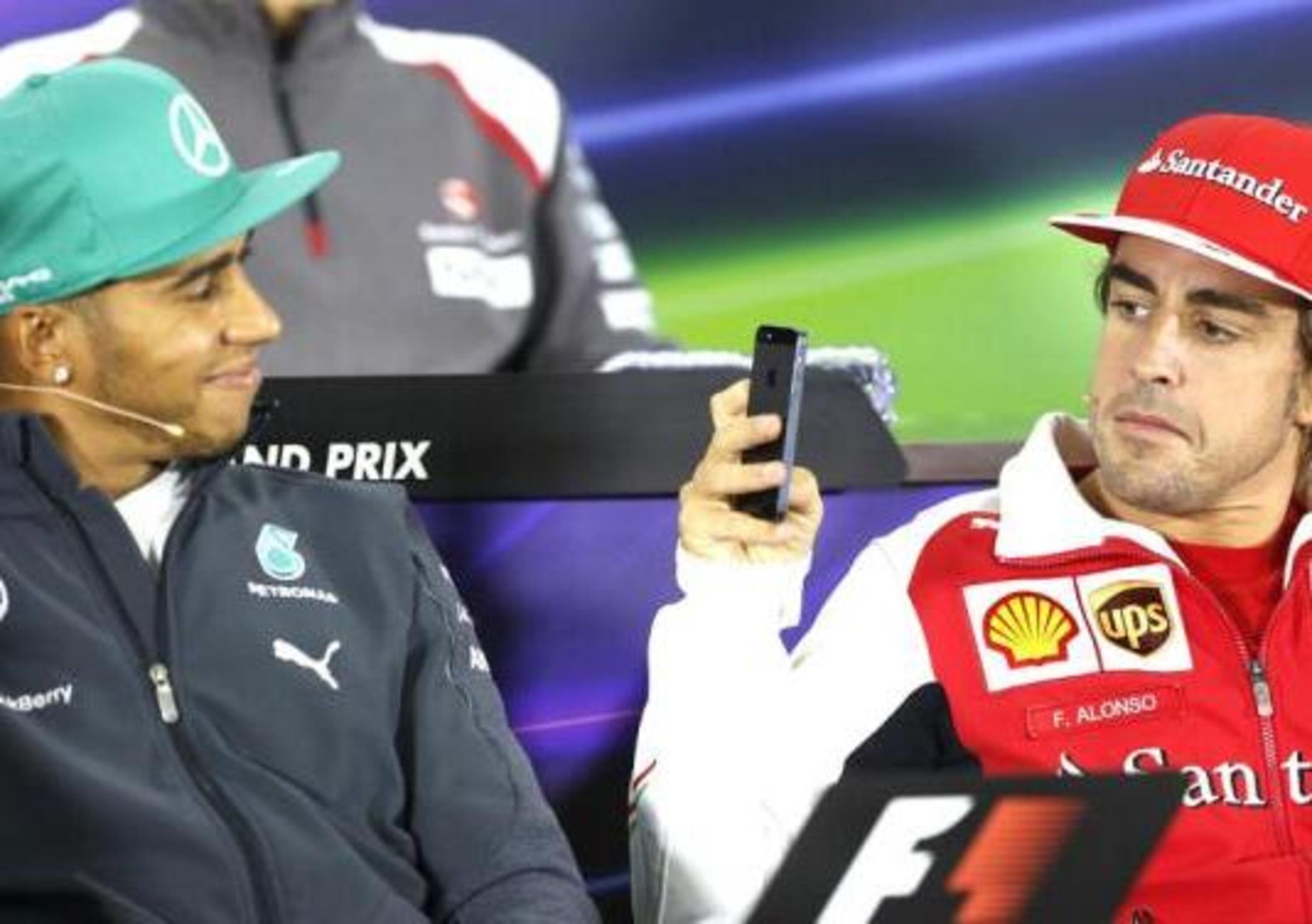 F1, Hamilton vs Alonso: le differenze in frenata