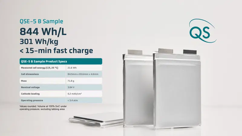 Batteria QuantumScape