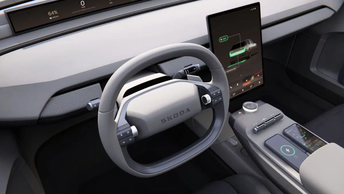 Interni del nuovo concept: la Škoda Vision O (7)
