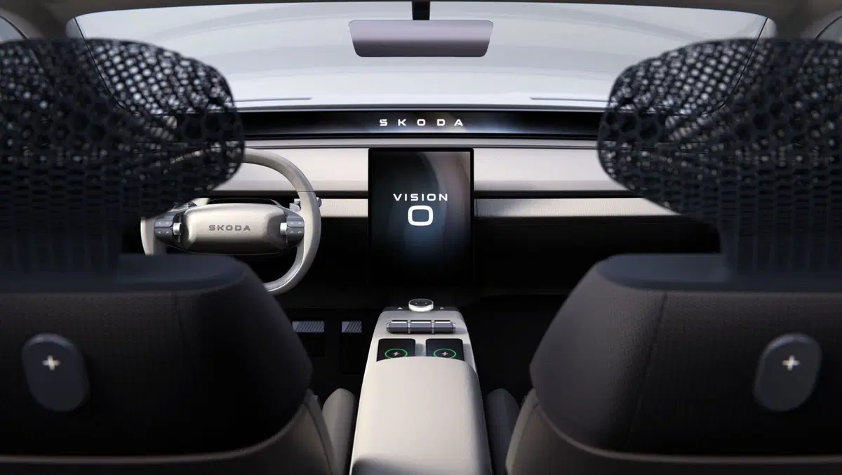 Interni del nuovo concept: la Škoda Vision O (9)