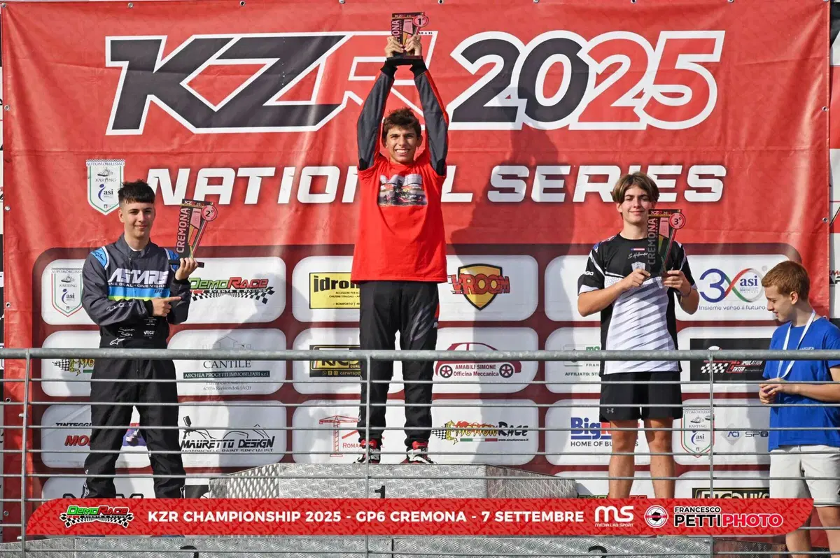 KZR 2025 Cremona: Ghidini è già campione, tripletta Cerbone, show Cargnel (6)
