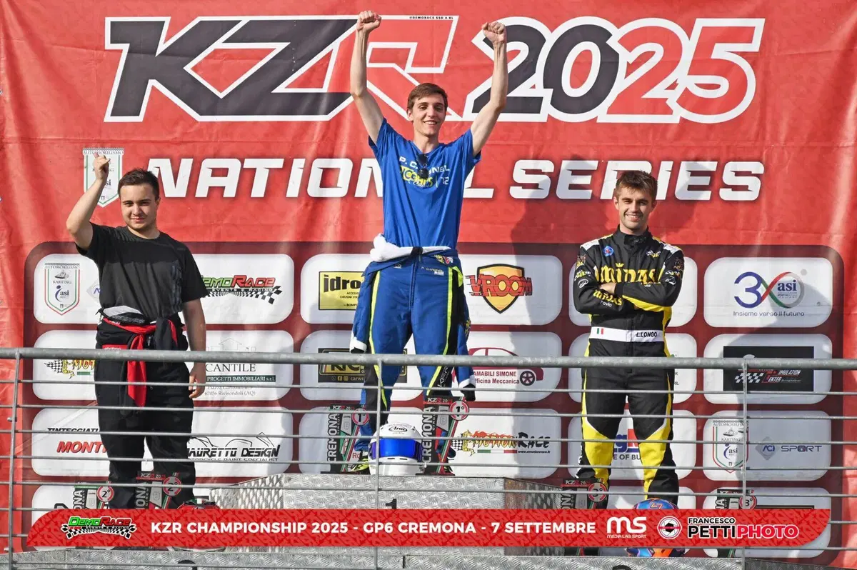 KZR 2025 Cremona: Ghidini è già campione, tripletta Cerbone, show Cargnel (7)