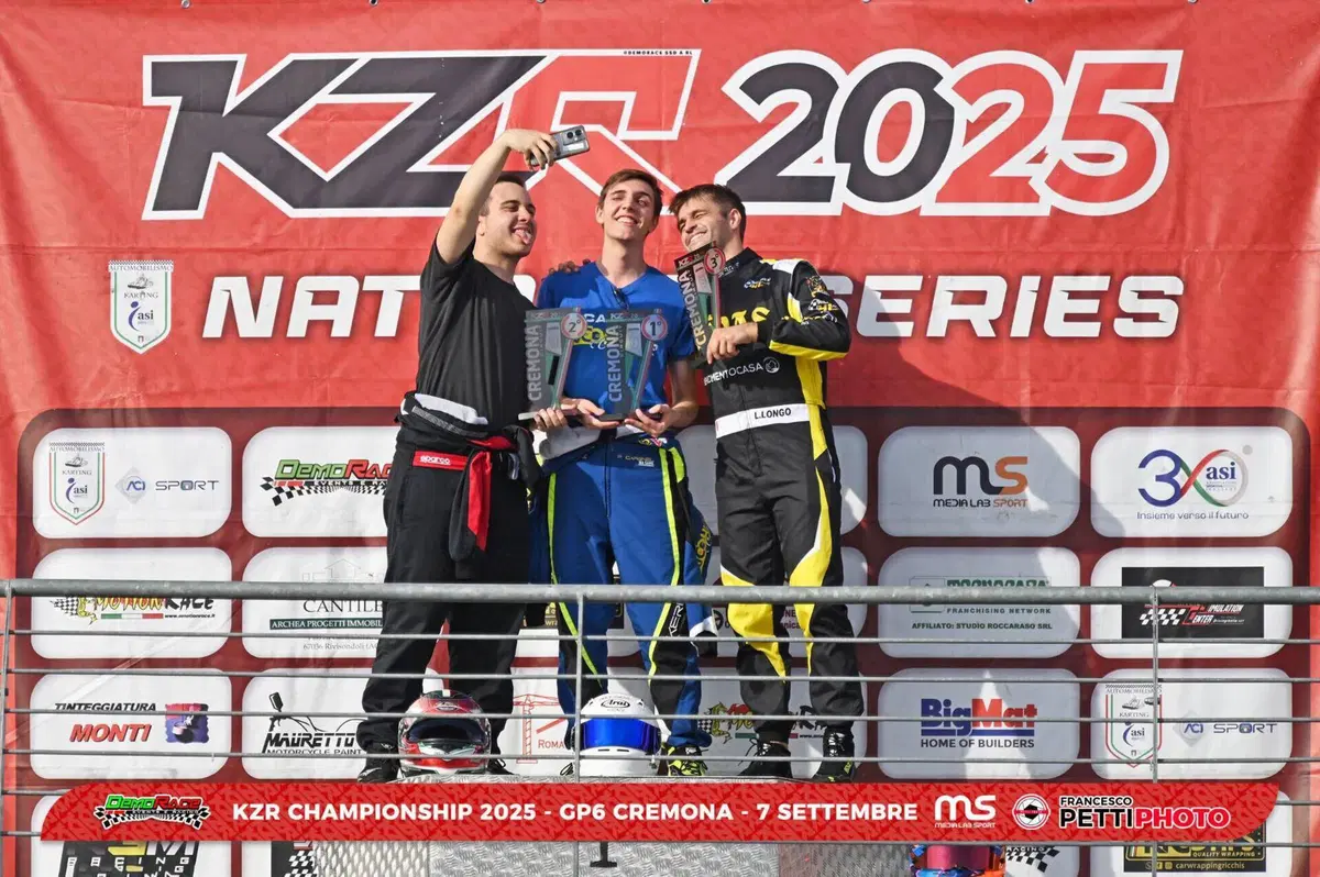 KZR 2025 Cremona: Ghidini è già campione, tripletta Cerbone, show Cargnel (8)