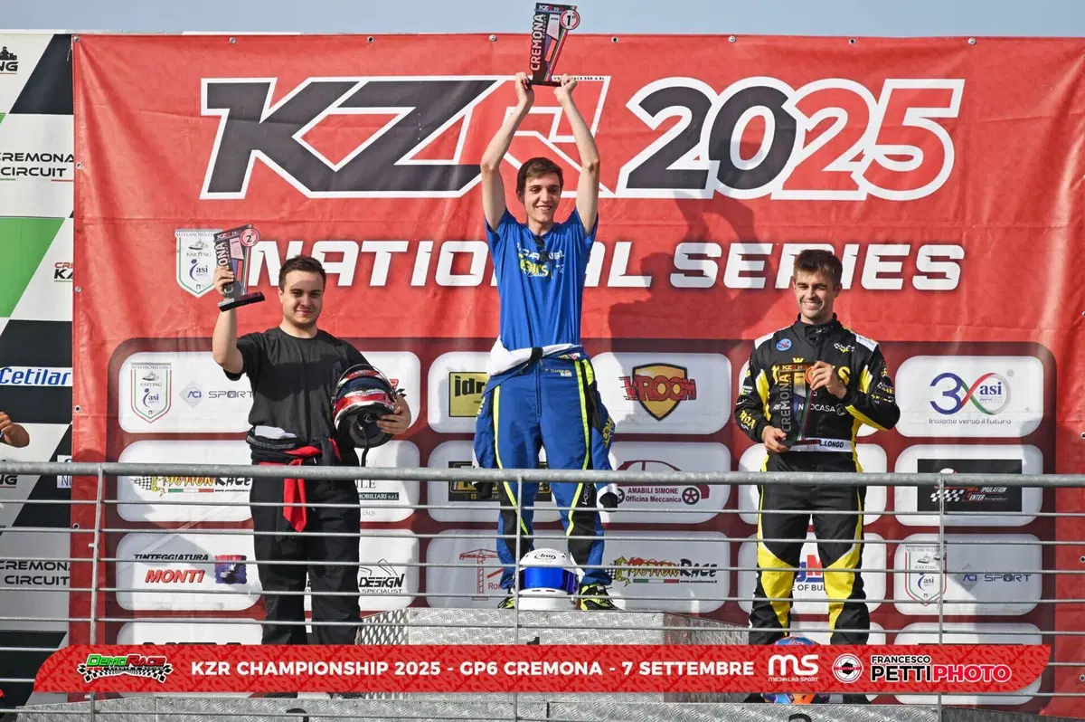 KZR 2025 Cremona: Ghidini è già campione, tripletta Cerbone, show Cargnel (9)