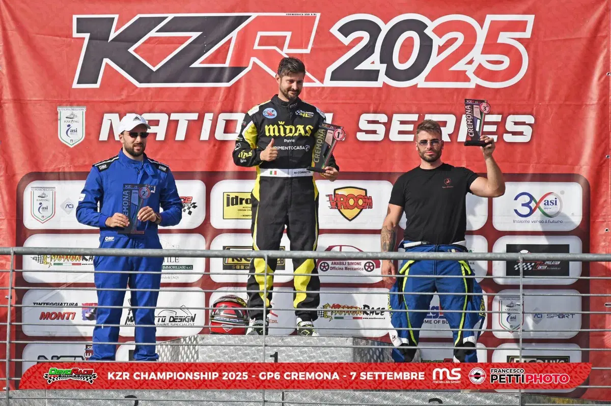 KZR 2025 Cremona: Ghidini è già campione, tripletta Cerbone, show Cargnel (10)