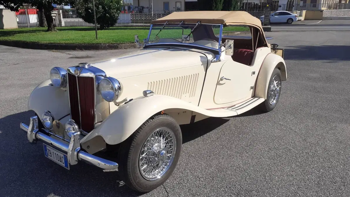 Mg TD midget d'epoca a Mantova