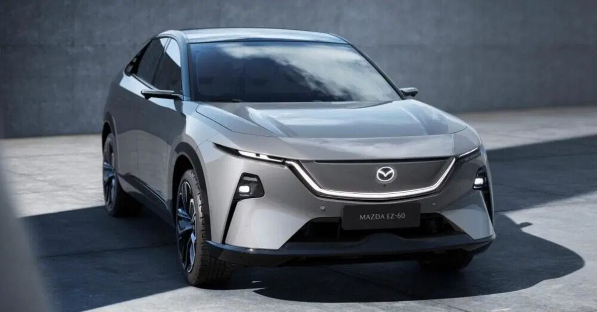 Mazda EZ60, il SUV elettrico in arrivo: noi l'abbiamo "beccato" per strada