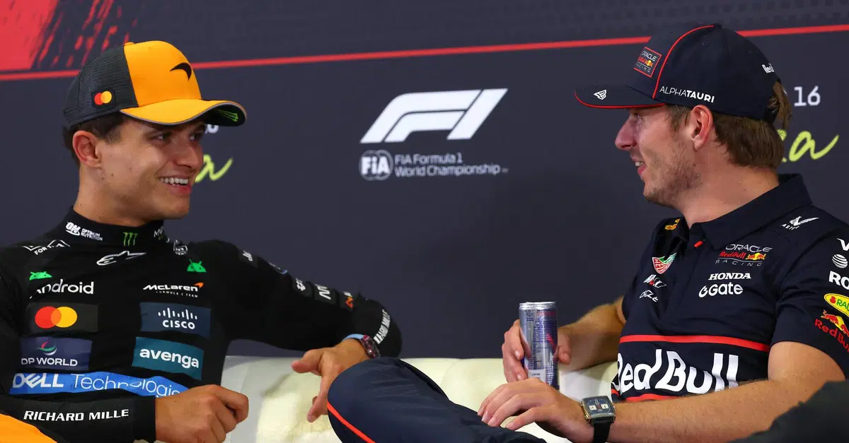 F1. Lando Norris su Max Verstappen al N&uuml;rburgring: &ldquo;Facile per lui farlo, non &egrave; in lotta per il mondiale"