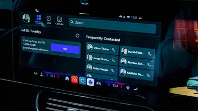 Mercedes trasforma CLA e GLC in uffici su ruote con Microsoft e intelligenza artificiale