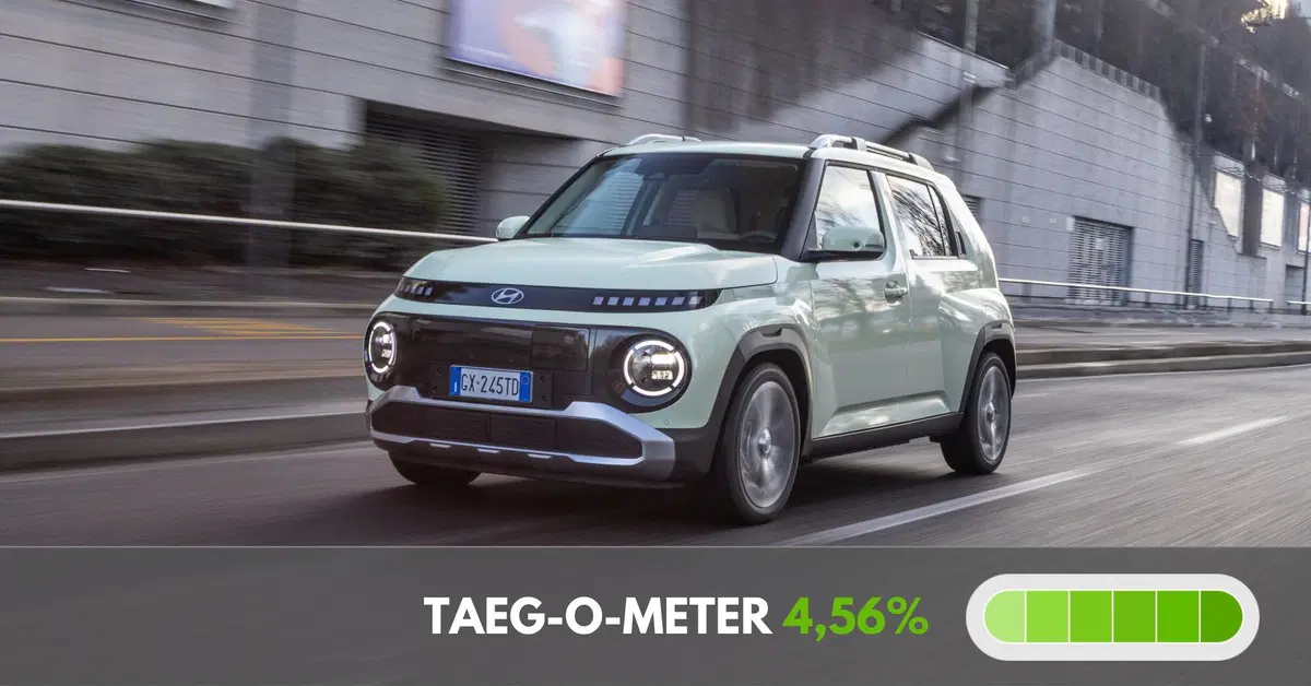 Hyundai Inster con gli incentivi a 48 euro al mese