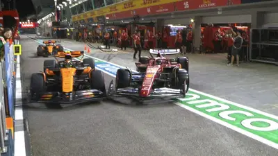 F1, caos a Singapore con contatto tra Leclerc e Norris: ecco la decisione della FIA