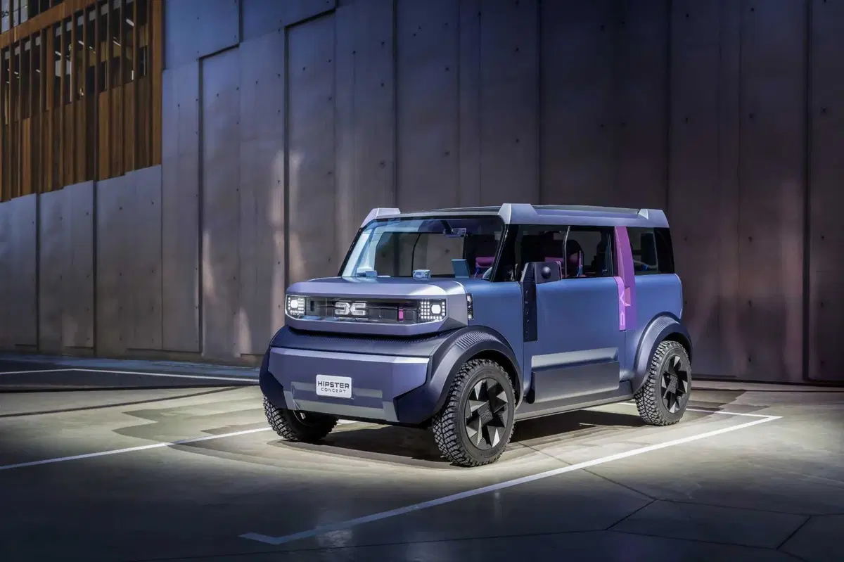 Dacia Hipster Concept: la minicar elettrica da 3 metri con 4 posti veri e bagagliaio da 500 litri