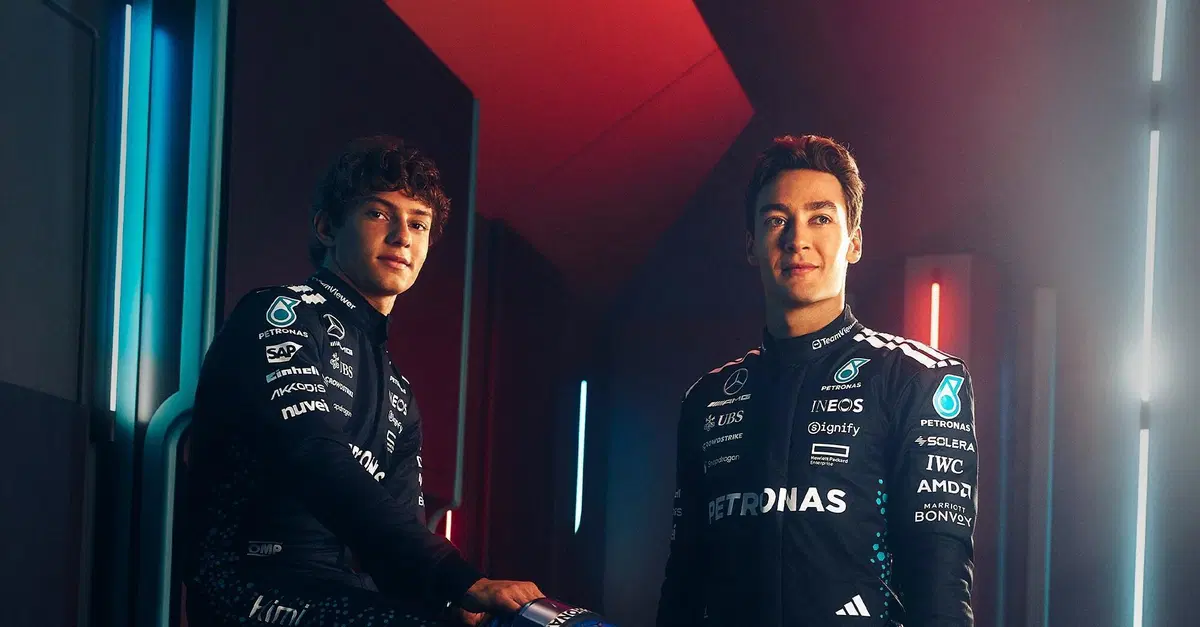 Kimi Antonelli e George Russell confermati: Mercedes pronta per la Formula 1 2026