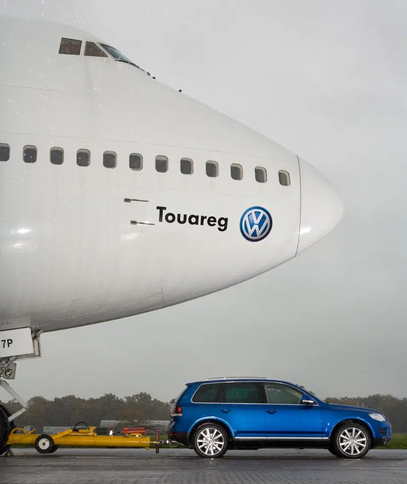 Quando la V10 TDI train&ograve; un Boeing 747 da 155 tonnellate