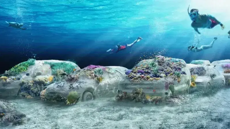 &ldquo;22 auto affondate nell&rsquo;oceano&rdquo;: il progetto incredibile che salva i coralli e trasforma il mare in un museo