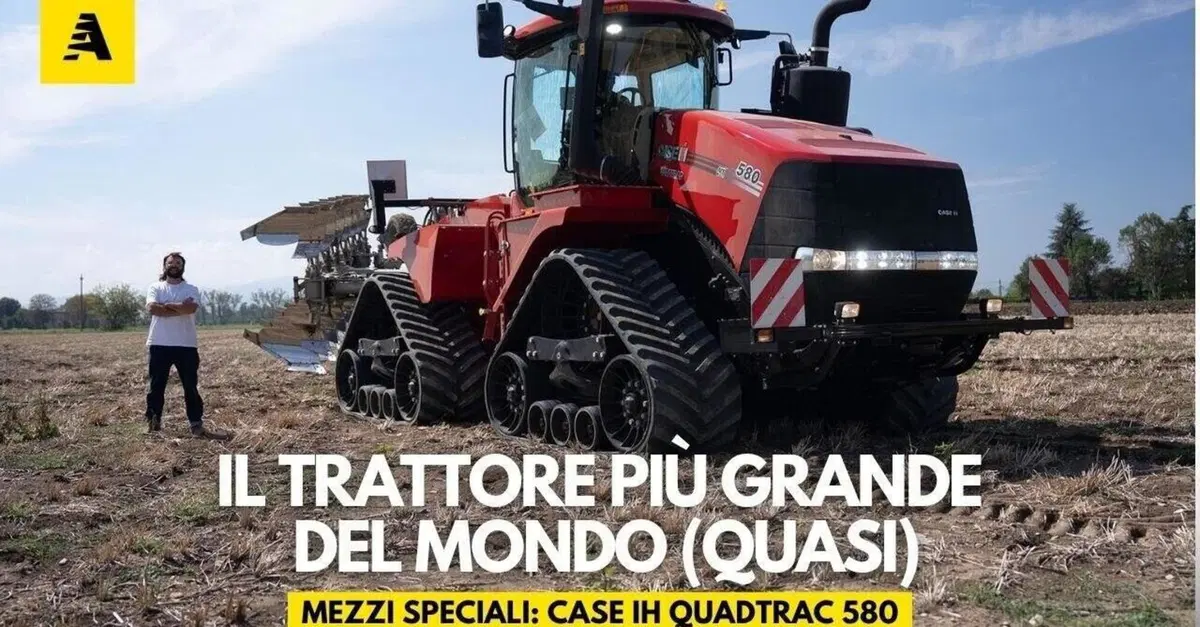 Come si guida (uno dei) trattore pi&ugrave; grandi del mondo? I segreti del Case IH Quadtrac [VIDEO]