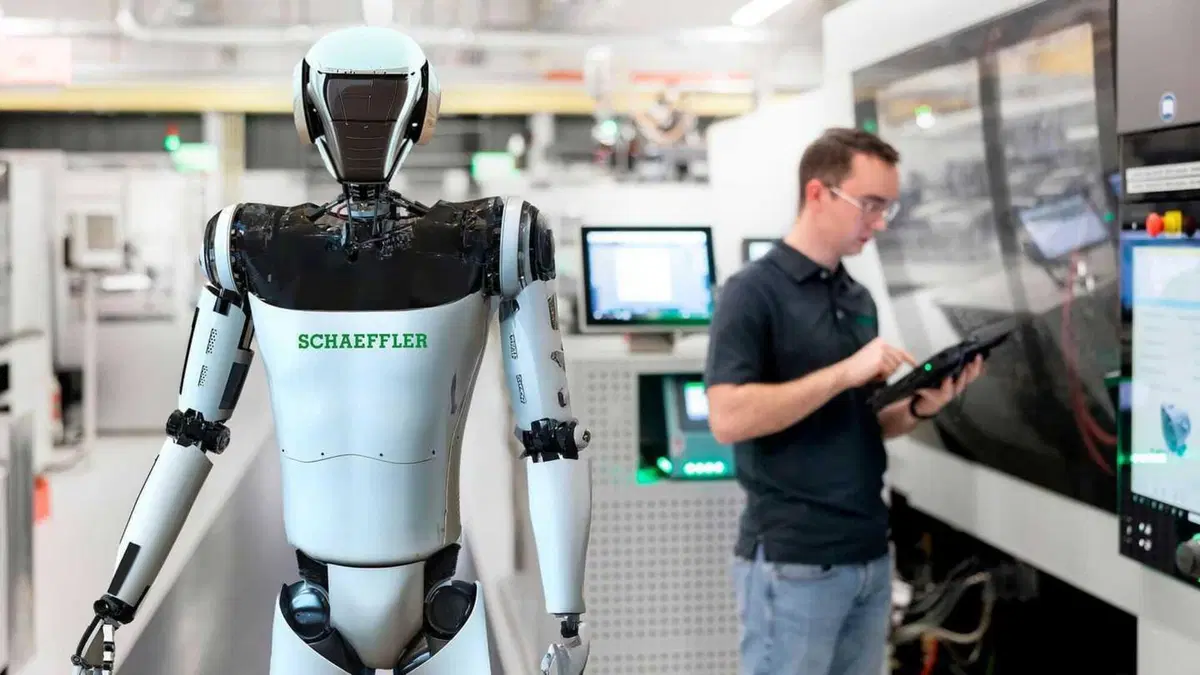Robot umanoidi in fabbrica: Schaeffler ne schierarà migliaia entro il 2035