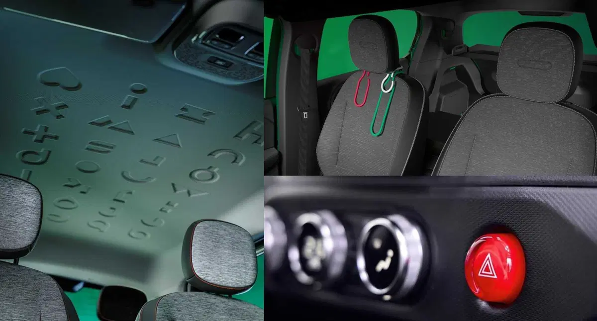 Gli interni della Renault Twingo E-Tech