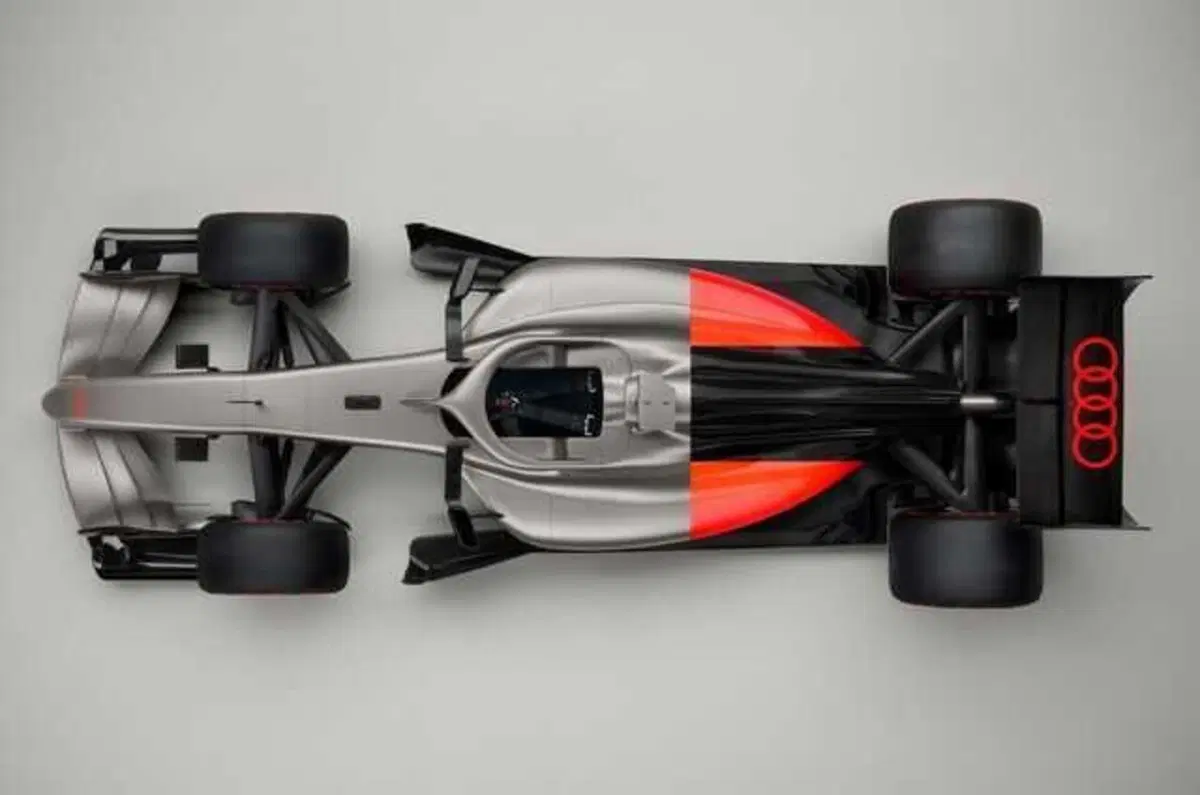 F1 2026. Audi svela la livrea della nuova R26 Concept: la rivoluzione dei quattro anelli è pronta a scendere in pista nel 2026 (10)