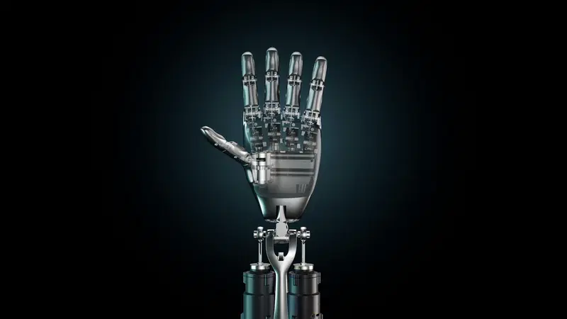 La mano del robot Tesla Optimus vista da vicino