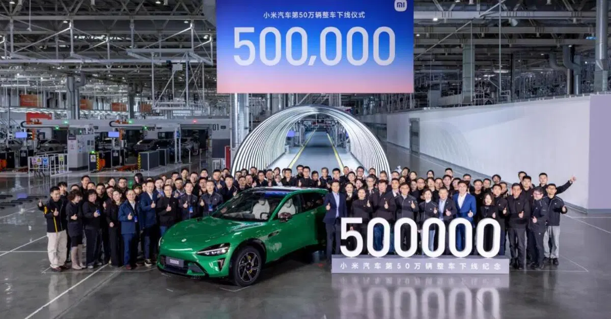 Xiaomi fa paura: l'azienda cinese raggiunge quota 500.000 auto prodotte in appena 602 giorni