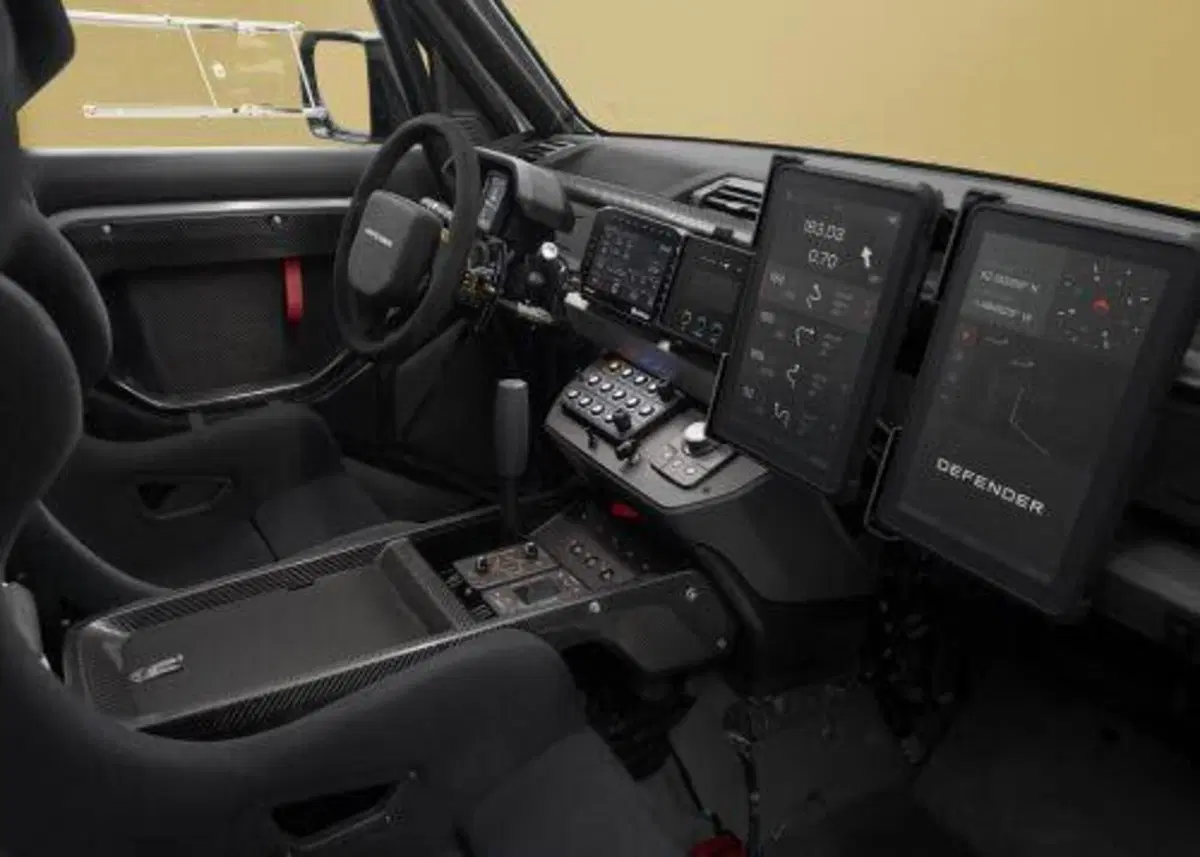 Defender Dakar D7X-R: gli interni (2)