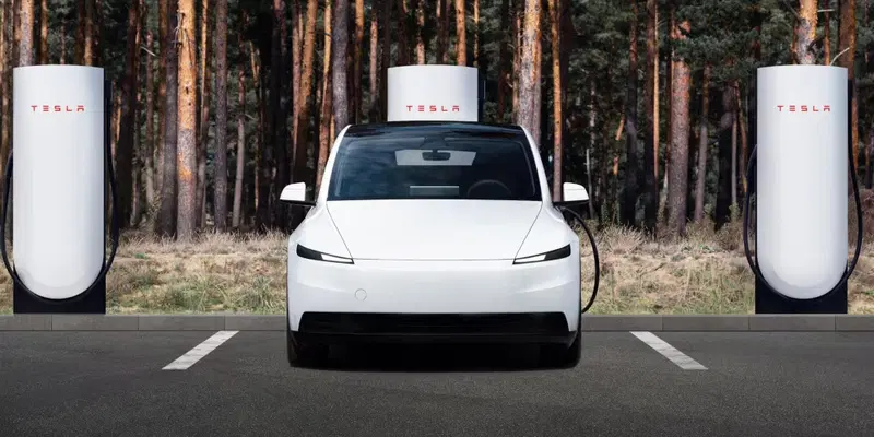Tesla Model Y Standard in ricarica