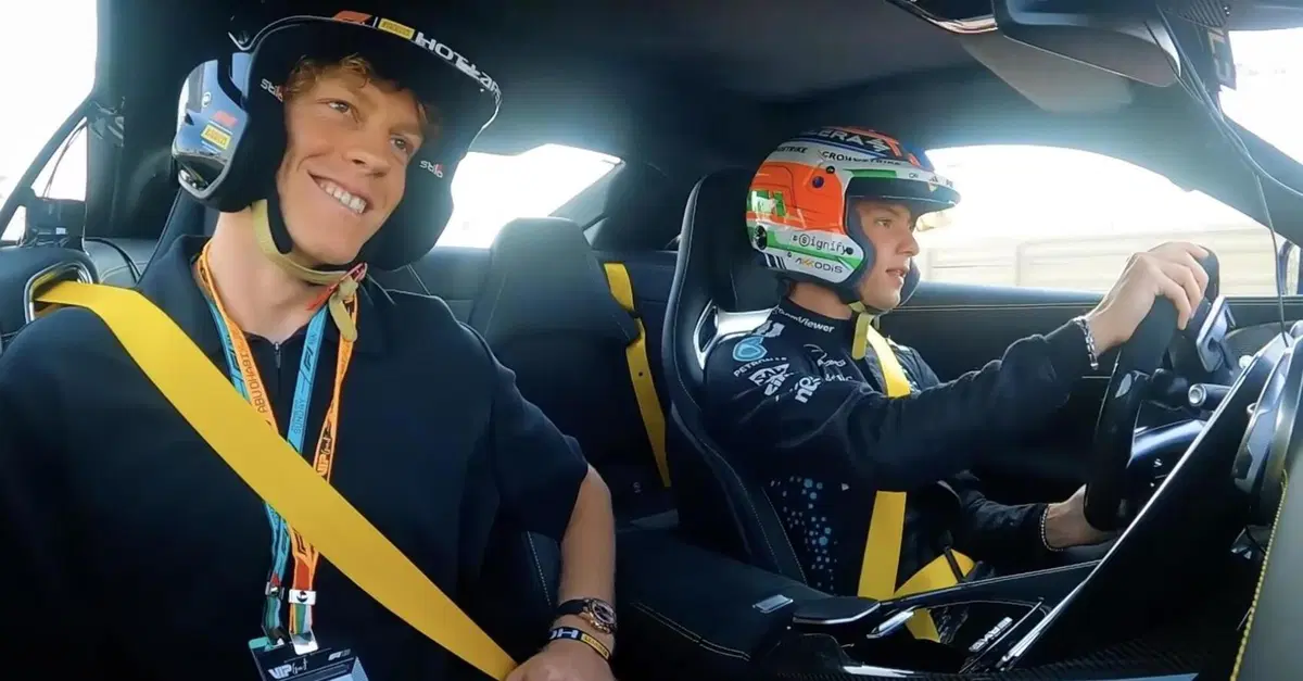 F1. Jannik Sinner e l&rsquo;hot lap con Kimi Antonelli ad Abu Dhabi: &ldquo;Che controllo dell&rsquo;auto, &egrave; come per me con il tennis&rdquo;