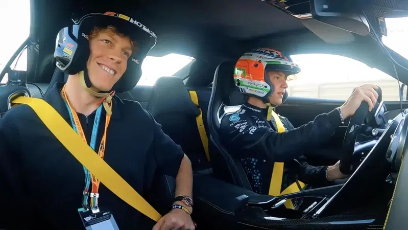 F1. Jannik Sinner e l&rsquo;hot lap con Kimi Antonelli ad Abu Dhabi: &ldquo;Che controllo dell&rsquo;auto, &egrave; come per me con il tennis&rdquo;