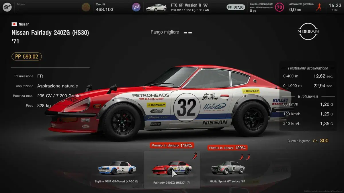 Gran Turismo 7 — guida completa alle novità di dicembre, Power Pack e Spec III