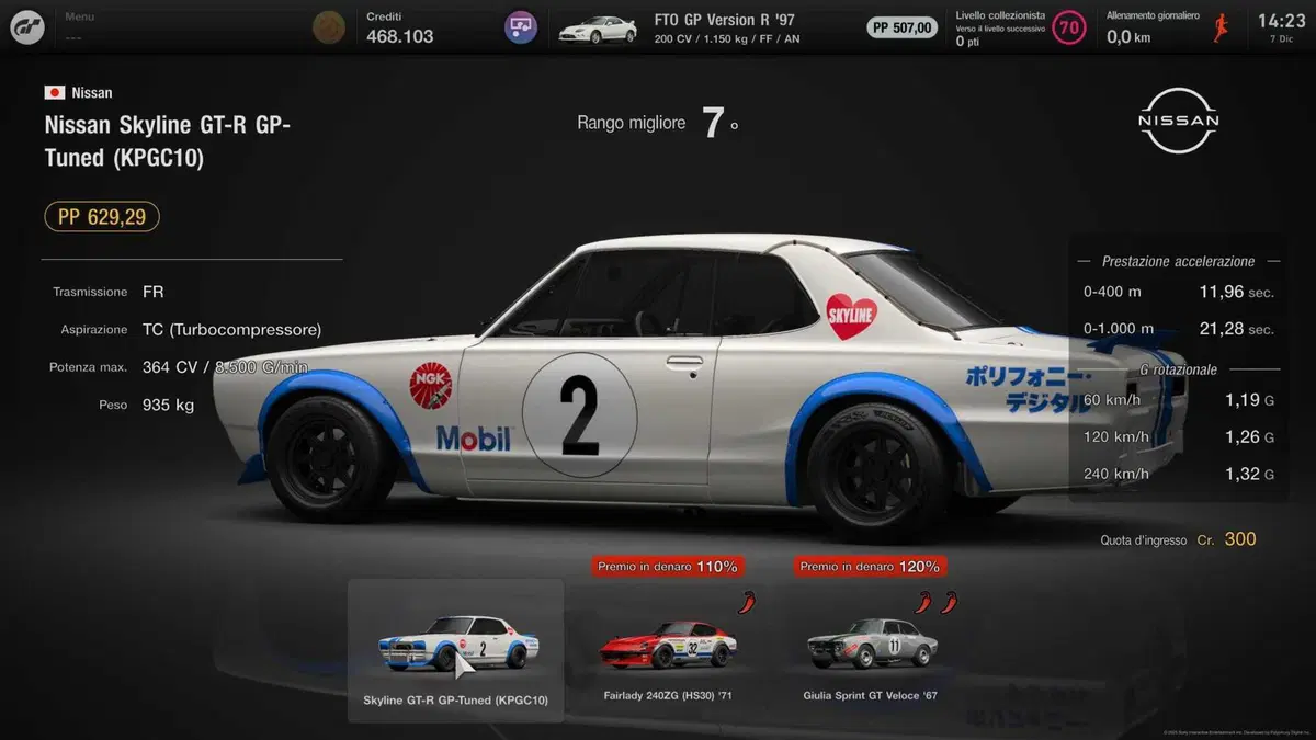 Gran Turismo 7 — guida completa alle novità di dicembre, Power Pack e Spec III (2)