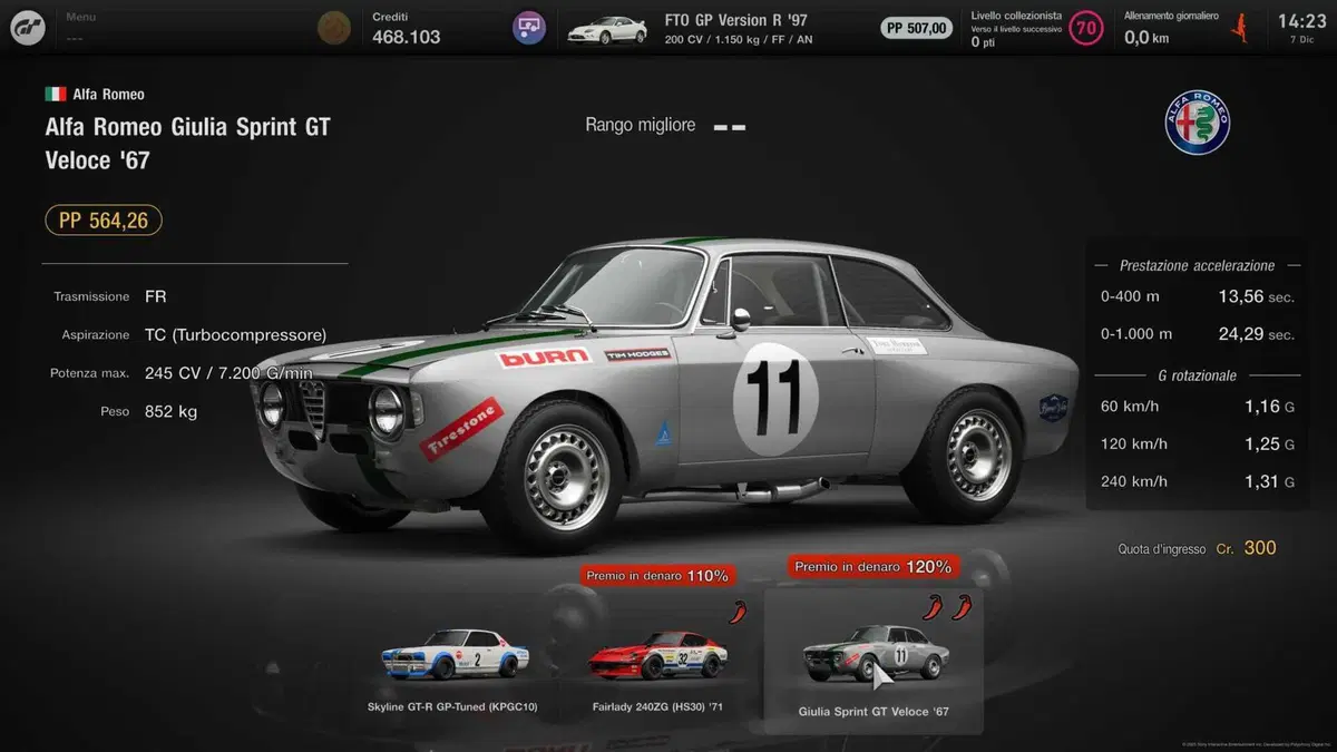 Gran Turismo 7 — guida completa alle novità di dicembre, Power Pack e Spec III (3)