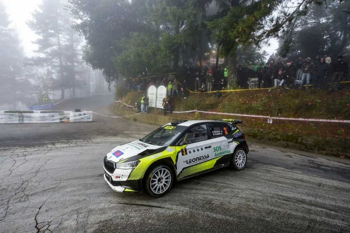 &Egrave; Andrea Nucita Babbo Natale al Rally Il Ciocchetto