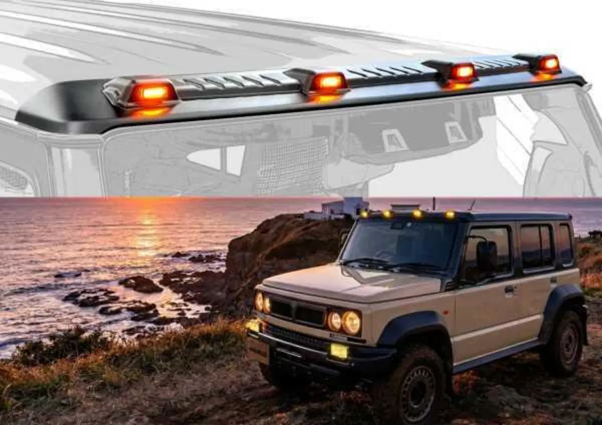 Suzuki Jimny 5 porte by Damd: il frontale Lancia che fa impazzire il Giappone (4)