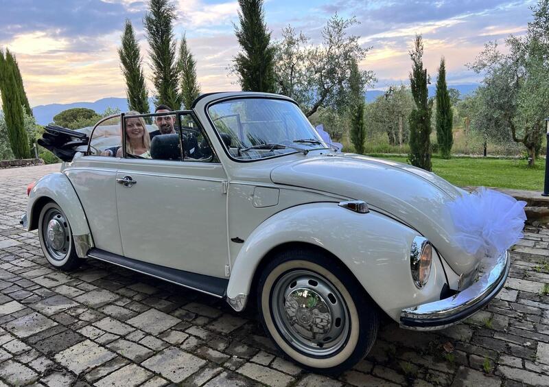 Volkswagen Maggioloned'epoca del 1974 a Montevarchi