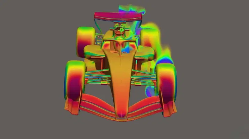 Simulazione CFD monoposto F1 2026