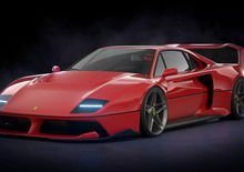 Ferrari F40 Widebody Concept: come sarebbe oggi la leggenda degli anni ’80