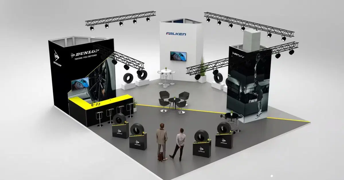 Dunlop e Falken insieme a Goteborg: debutto storico all&rsquo;Automassan 2026