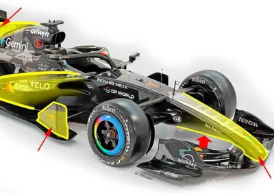 F1. McLaren MCL40, ecco i dettagli tecnici che la differenziano dalla concorrenza