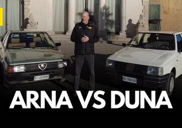 Alfa Romeo Arna vs Fiat Duna: la sfida tra le auto più discusse degli anni ’80 [VIDEO]