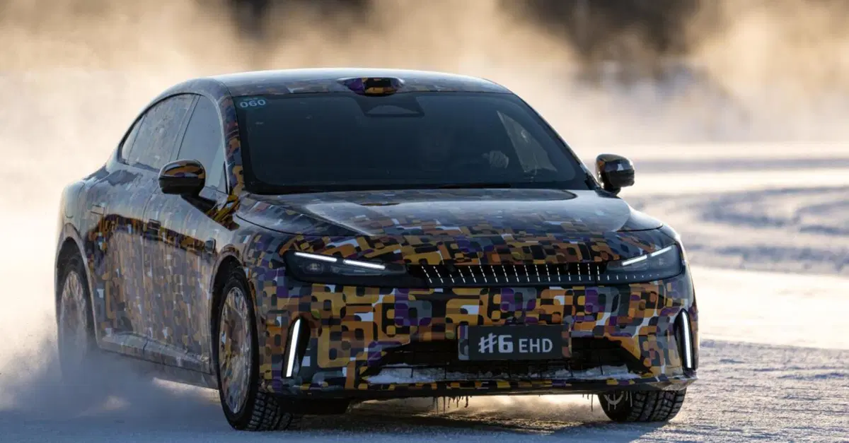 Smart #6 PHEV da 429 CV e 1.800 km di autonomia: la maxi berlina &egrave; gi&agrave; nei test invernali