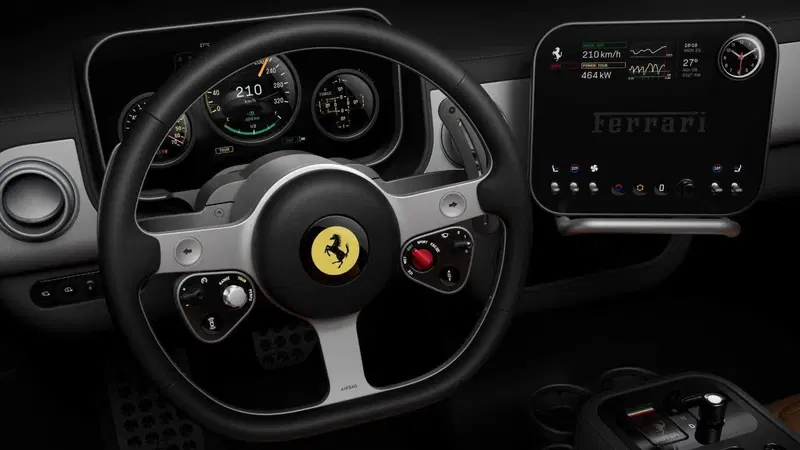 Ferrari Luce: gli interni della nuova elettrica, disegnati dall'ex designer di Apple Jony Ive [VIDEO]