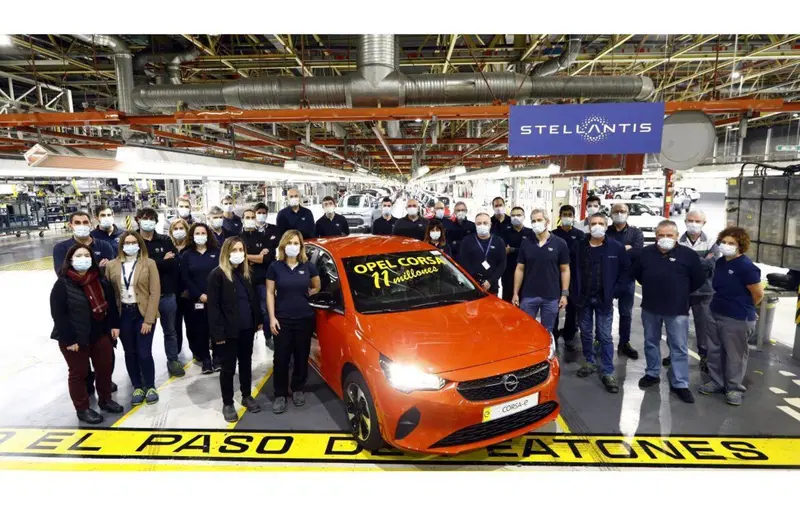 Stabilimento Stellantis di Saragozza in Spagna