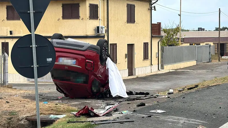 Incidente stradale sull'Aurelia in localit&agrave; La Torba, nei pressi di Capalbio (GR)