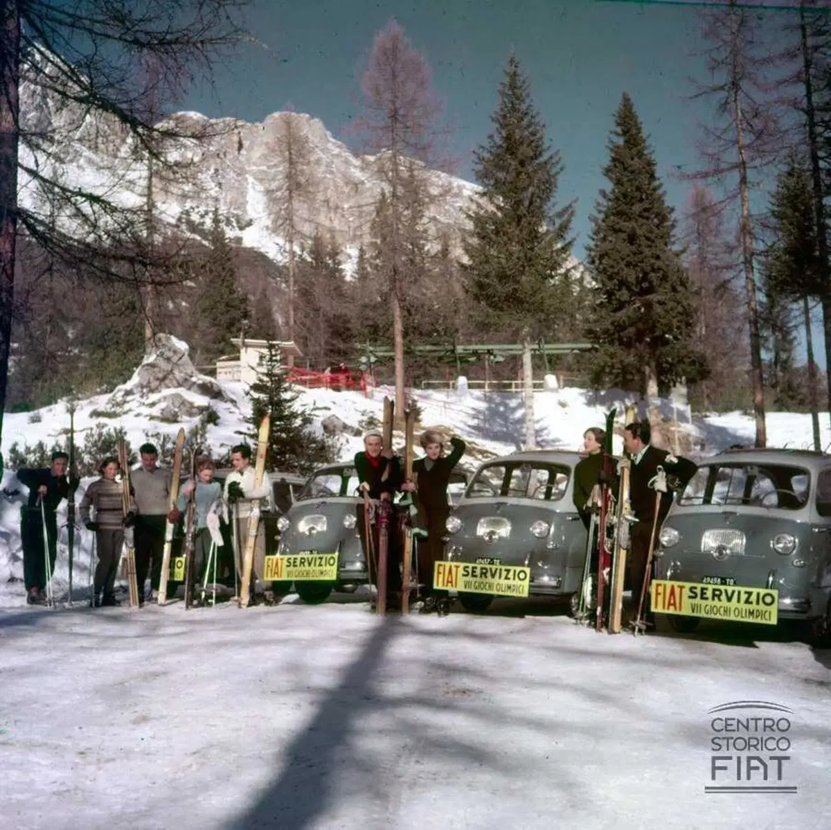 Fiat 600 Multipla: la prima auto ufficiale dei Giochi Olimpici Invernali (2)