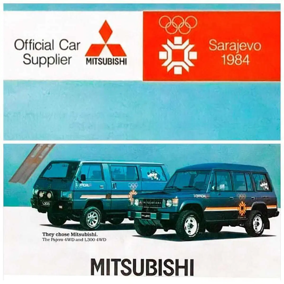 1984: Mitsubishi e il ritorno dell'auto olimpica ufficiale a Sarajevo