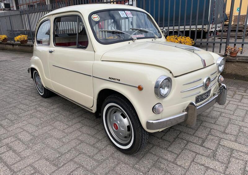 Fiat 600 repetto d'epoca del 1962 a Arluno