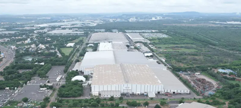 Stabilimento Renault-Nissan di Chennai in India